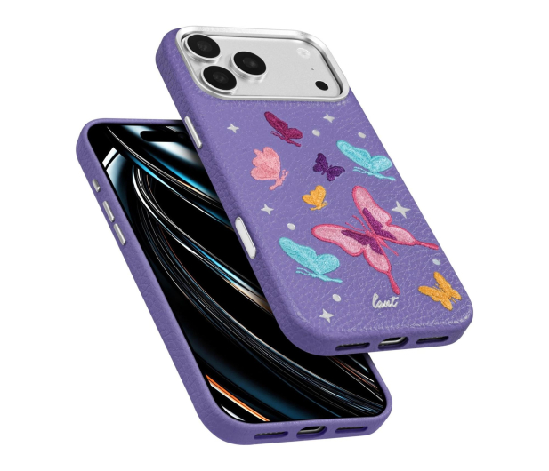 Laut Twine Edge do iPhone 18 Pro MagSafe (lilac butterfly) - 1586799 - zdjęcie